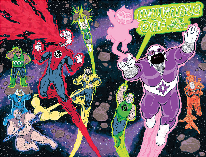 Illustration for article titled Cracked-Out Star Wars and Superhero Art, On Display Tonight!